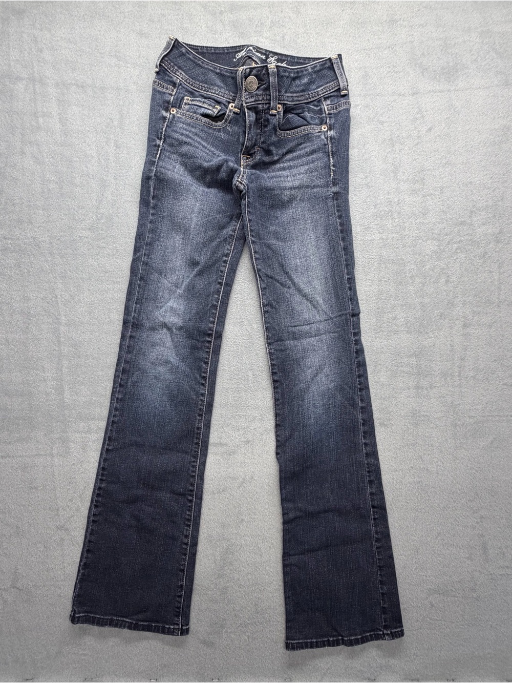 American Eagle Y2K Original Boot Dark Wash Stretch Jeans Womens 0